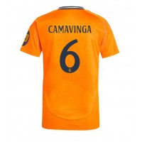 Camiseta Real Madrid Eduardo Camavinga #6 Segunda Equipación Replica 2024-25 mangas cortas